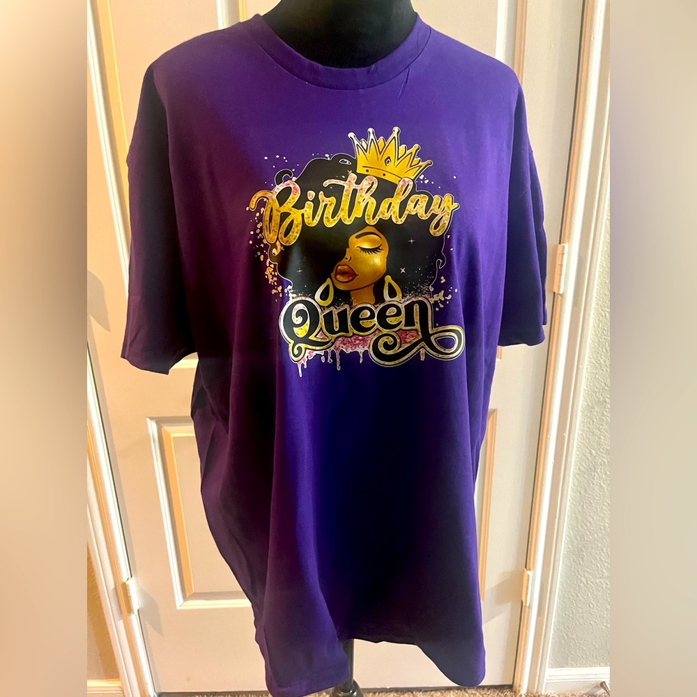 Cute Birthday Queen 👸 Short Sleeve Tshirt